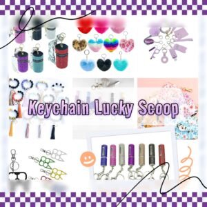 Lucky Ball Scoop Kechain sets